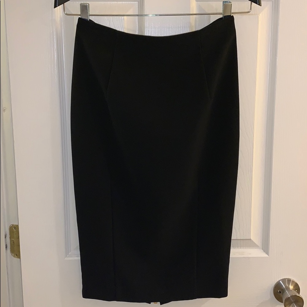 Midi black skirt